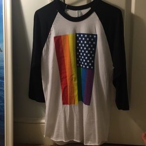 Jacob Whitesides Pride Baseball Tee